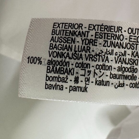 ZARA Collection 100% Cotton Poplin Ballon Puff Sleeve Spread Collar Blouse Large - Picture 13 of 15